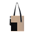 Шоппер Superbag Color (бежевый с чёрным)