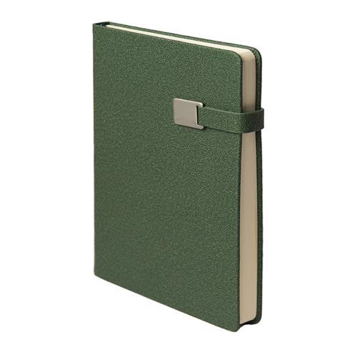 Ежедневник недатированный Linnie, формат А5, в линейку, зеленый