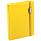 Ежедневник New Factor Metal, желтый