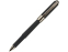 Ручка пластиковая шариковая Monaco, 0,5мм, синие чернила, черный/вороненая сталь