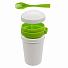 Ланч-бокс Veggie to go Green Line с вилкой (салатовый)
