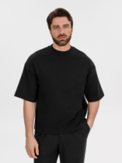 Футболка оверсайз Big Boss, черная