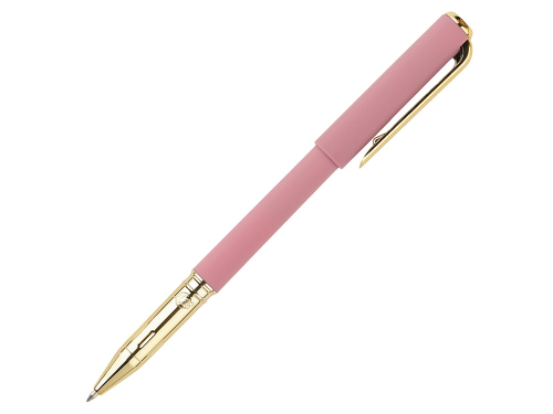 Ручка пластиковая шариковая Parliament, 0,7 мм, синие чернила, розовый/золотистый