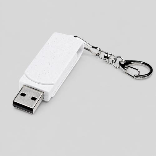Флешка USB 2.0 Варуна на 8 ГБ, крапчатый белый