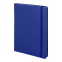 Ежедневник недатированный Shady, А5,  синий, кремовый блок в линейку, темно-синий обрез, синий