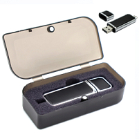 Флешка Business 16 Гб в футляре, Чёрный