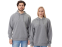 Толстовка с капюшоном оверсайз Lisbon унисекс, серый меланж