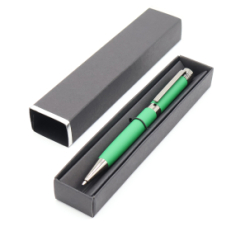 Ручка Senator в коробке Cradle чёрной с серебристым, Зелёный
