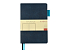 Блокнот А5 Boston, темно-синий с голубым срезом