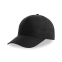 Бейсболка RECY FIVE, 5 клиньев, застежка-липучка, черный