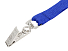 Ланьярд с клипом, синий