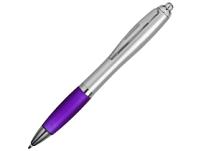Ручка пластиковая шариковая «Nash», цвет: серебристый