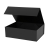 Подарочная коробка-трансформер средняя, черная