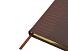 Ежедневник недатированный А5 Amazonia, коричневый с золотым обрезом