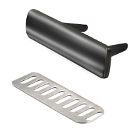 Шильд металлический (4.9*1, Чёрный глянцевый никель