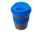 Стакан с силиконовой крышкой Cafe, синий