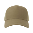 Бейсболка RAPPER COTTON-S, 5 клиньев, пластиковая застёжка, хаки, бежевый