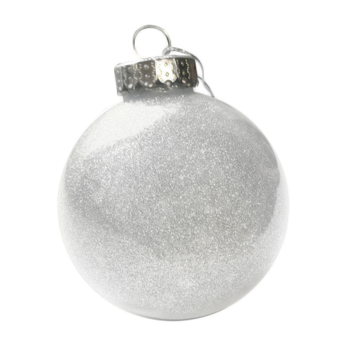 Шар новогодний FLICKER, белый