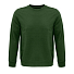 Толстовка свитшот унисекс COMET 280 из органического хлопка, зеленый