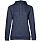 Толстовка с капюшоном женская Hoodie, синий меланж