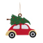 Ёлочная игрушка Машинка (красный)