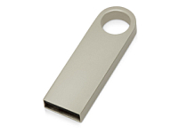 USB 2.0-флешка на 16 Гб с мини чипом и круглым отверстием, серебристый USB 2.0-флешка на 16 Гб с мини чипом и круглым отверстием, серебристый