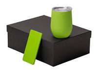 Подарочный набор с термокружкой и повербанком С1, 5000 mAh, зеленое яблоко Подарочный набор с термокружкой и повербанком С1, 5000 mAh, зеленое яблоко