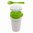 Ланч-бокс Veggie to go Green Line с вилкой (салатовый)