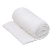 Шарф вязаный НАСВЯЗИ© шерсть/акрил, белый