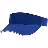 Козырек Active, ярко-синий с белым кантом Козырек Active, ярко-синий с белым кантом