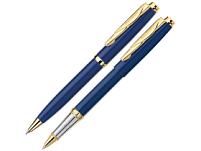 Набор Pierre Cardin PEN&PEN: ручка шариковая + роллер. Цвет - синий. Упаковка Е.