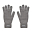 Перчатки, каменный серый