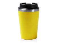 Термокружка HORAN с двойными стенками, желтый Термокружка HORAN с двойными стенками, желтый