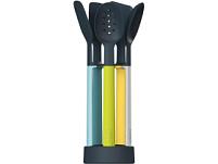 Набор силиконовых кухонных инструментов Elevate™ Оpal на подставке, цвет: многоцветный