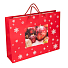 Пакет малый RED WONDER размер 32 x 27 x 11 см, , красный