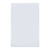 Карман для бейджа Lucid, вертикальный, из фактурного ПВХ