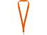 Ланъярд из RPET с карабином, оранжевый