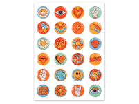 Сет объемных стикеров из эпоксидной смолы, А5 Сет объемных стикеров из эпоксидной смолы, А5