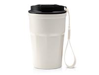 Термокружка KEURY из нержавеющей стали с двойными стенками и ручкой с керамической слоем, белый Термокружка KEURY из нержавеющей стали с двойными стенками и ручкой с керамической слоем, белый