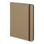 Ежедневник недатированный Shady, А5,  светло-коричневый, кремовый блок в линейку, коричневый обрез, светло-коричневый
