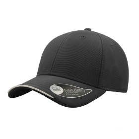 Бейсболка ESTORIL, 6 клиньев, застежка на липучке, темно-серый