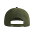 Бейсболка JAMES,6 клиньев,плоский козырек,ПВС застежка, оливковый