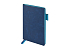 Блокнот А5 Boston, синий с голубым срезом