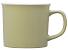 Матовая кружка Nancy 360 мл цветная снаружи, белая внутри, оливковый