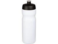Бутылка спортивная, цвет: черный, белый, прозрачный