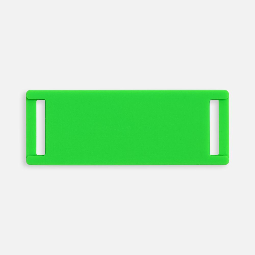 Лейбл из ПВХ Kova, зеленый неон