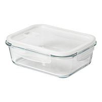 Ланч-бокс TUBER, боросиликатное стекло, прозрачный