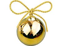 Рождественский шарик «Gold», цвет: золотой