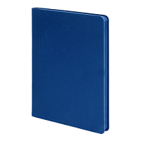 Ежедневник недатированный Pulpy, А5,  синий, кремовый блок в линейку, синий срез, синий