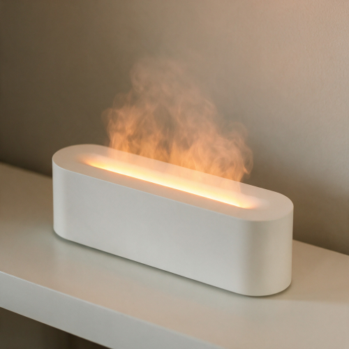 Увлажнитель с эффектом пламени Flame, белый